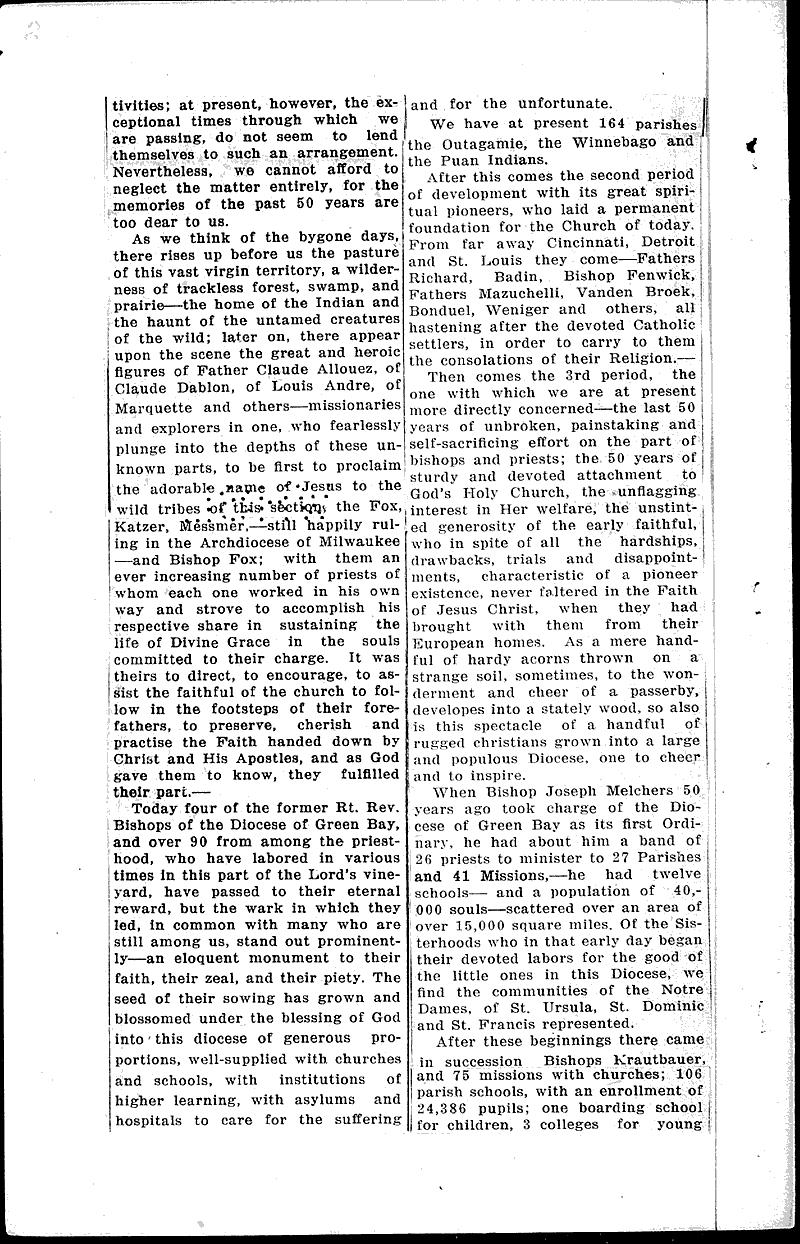  Source: Brown County Democrat Topics: Church History Date: 1918-03-01