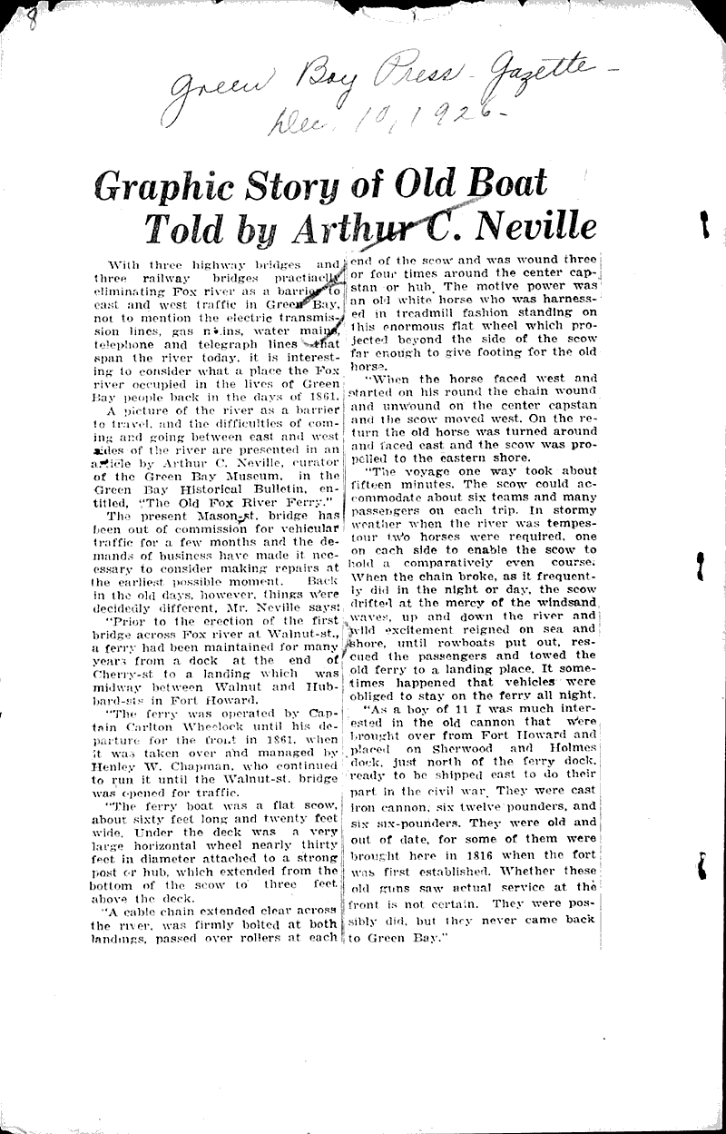  Source: Green Bay Gazette Topics: Architecture Date: 1925-06-23