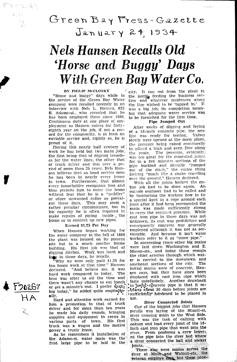  Source: Green Bay Press Gazette Date: 1934-01-24