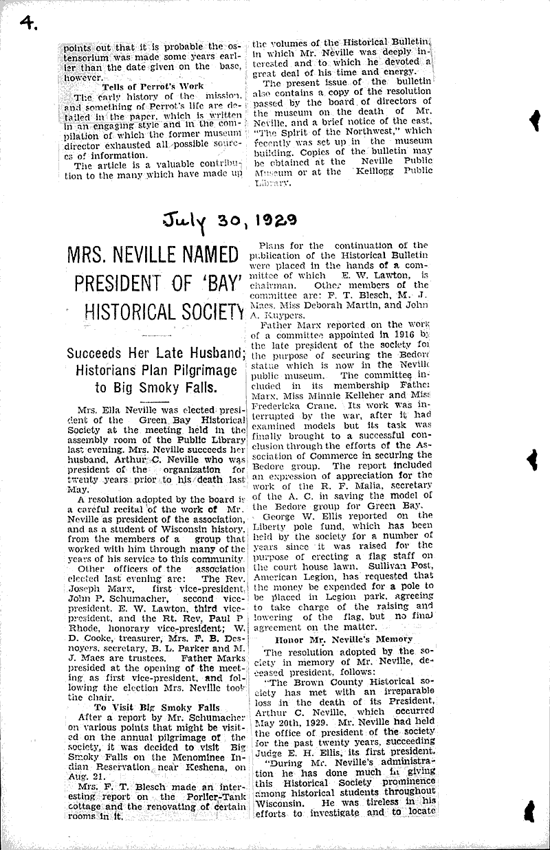  Source: Green Bay Press Gazette Topics: Education Date: 1927-08-17