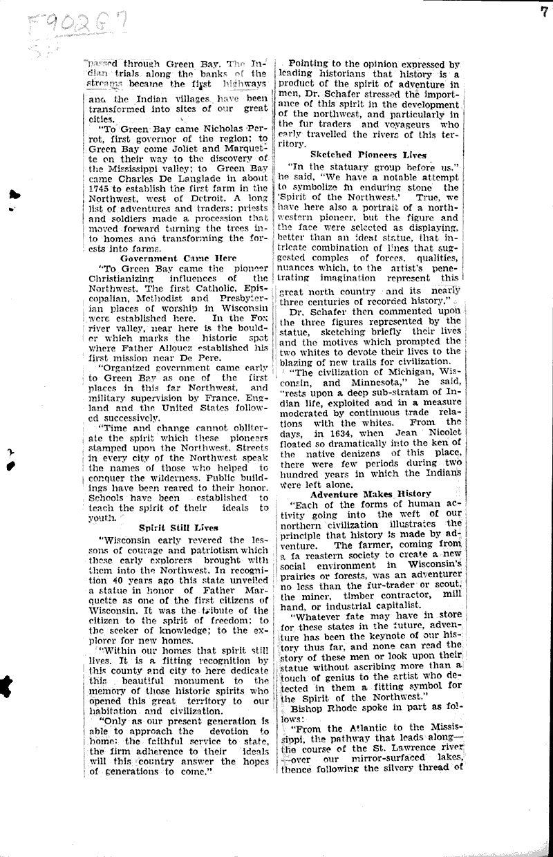 Source: Milwaukee Catholic Herald Topics: Architecture Date: 1931-04-16