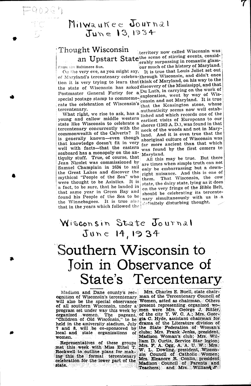  Source: Milwaukee Sentinel Date: 1934-05-17