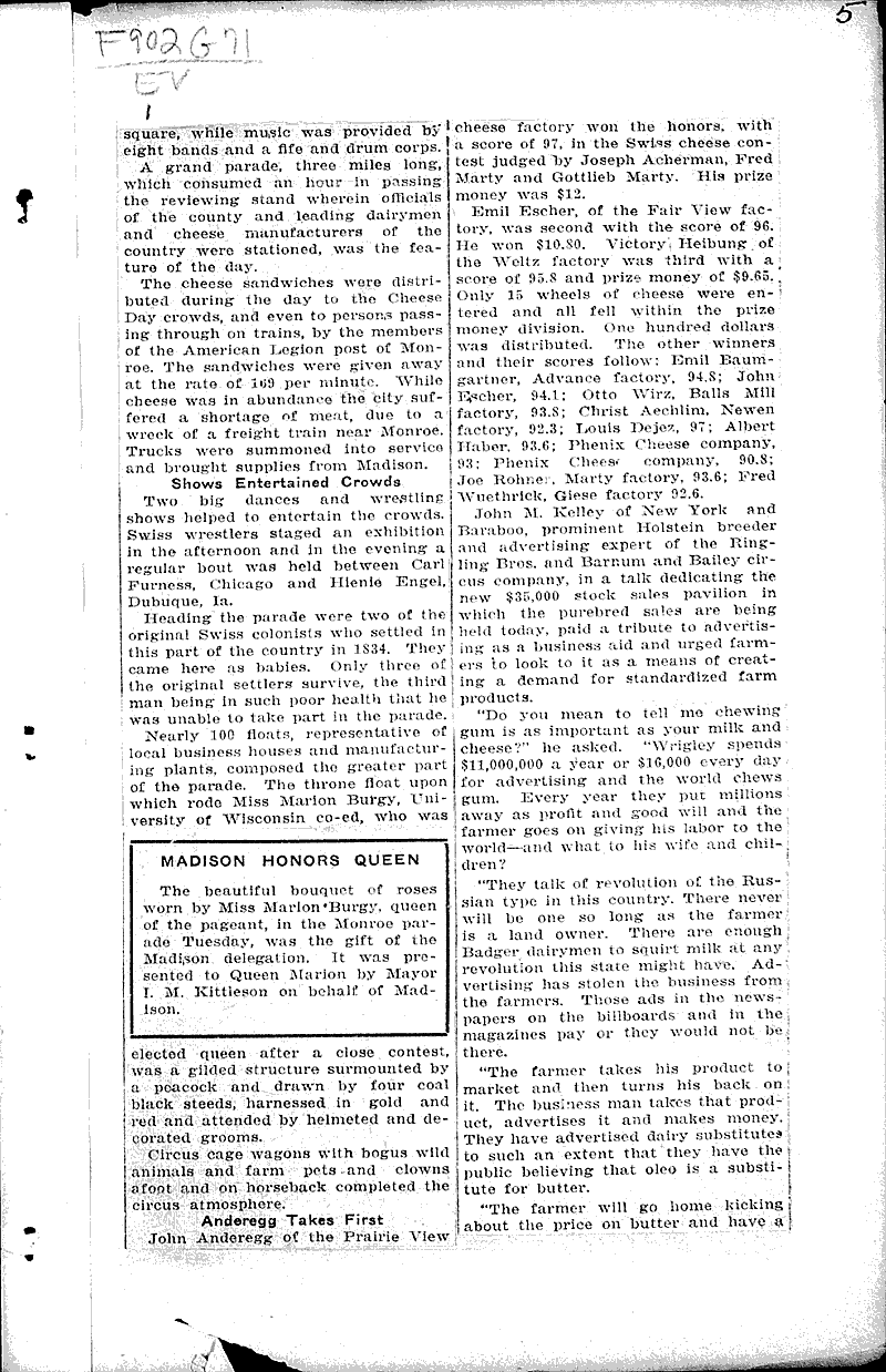  Source: Wisconsin Agriculturist and Farmer Topics: Agriculture Date: 1923-10-13