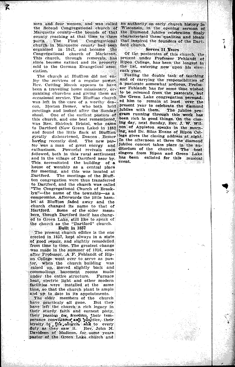  Source: Fond du Lac Commonwealth Topics: Church History Date: 1924-09-15
