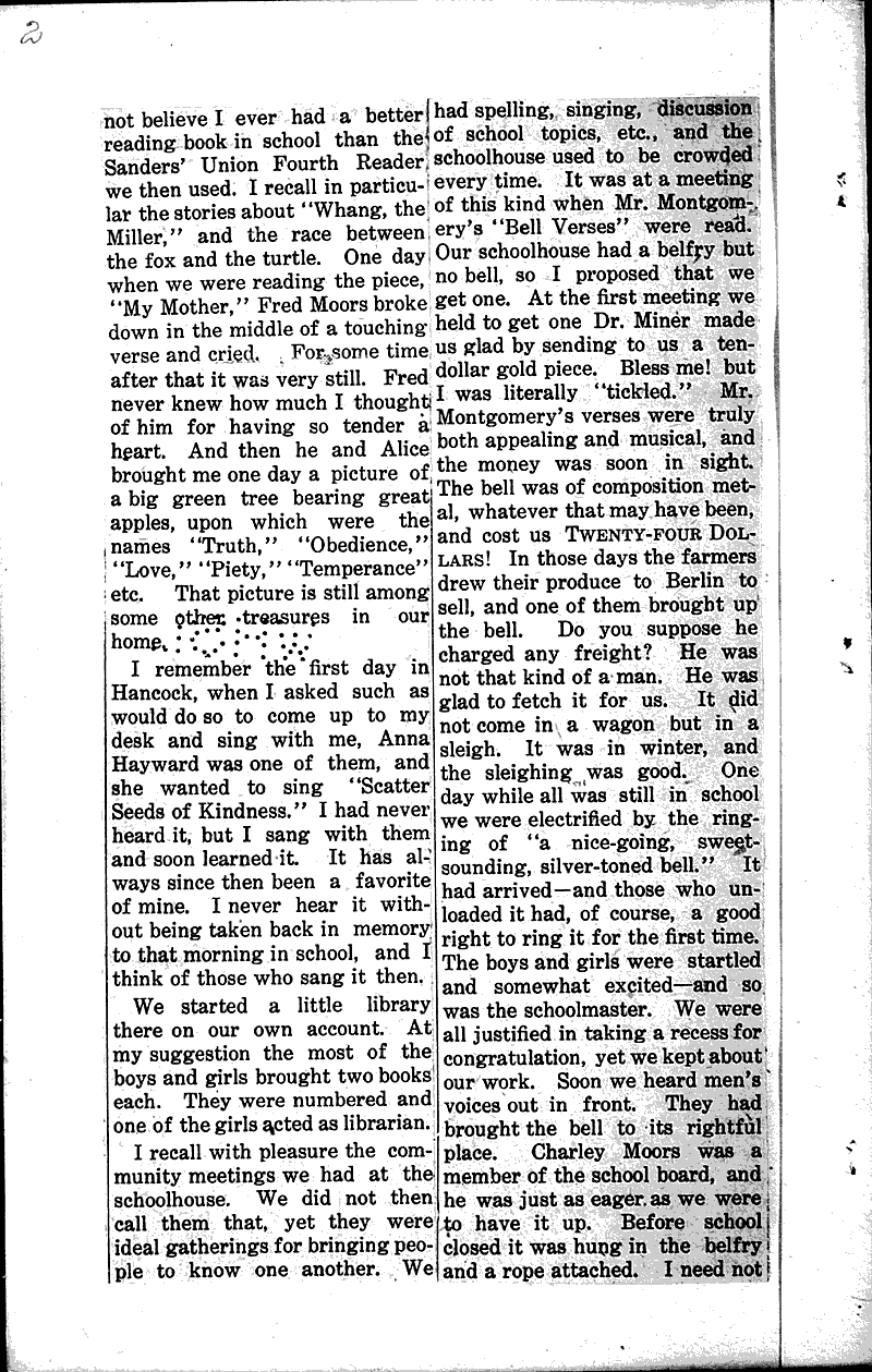  Source: Hancock News Date: 1917-02-02