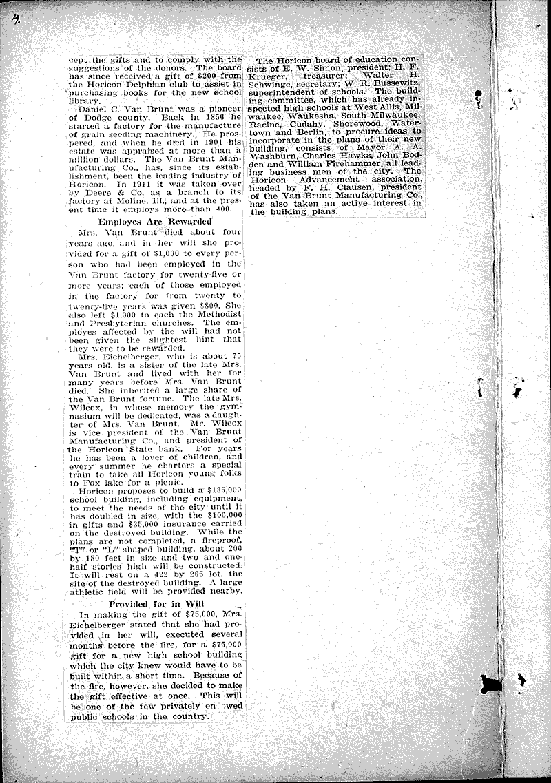  Source: Milwaukee Journal Topics: Education Date: 1921-01-09