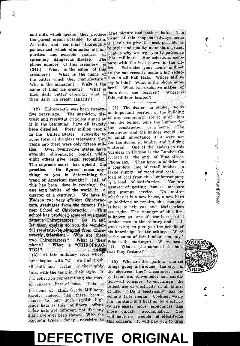  Source: Hudson Star-Observer Date: 1921-11-18