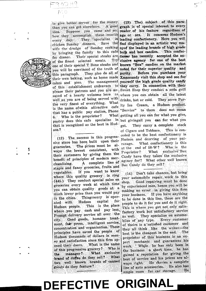  Source: Hudson Star-Observer Date: 1921-11-18