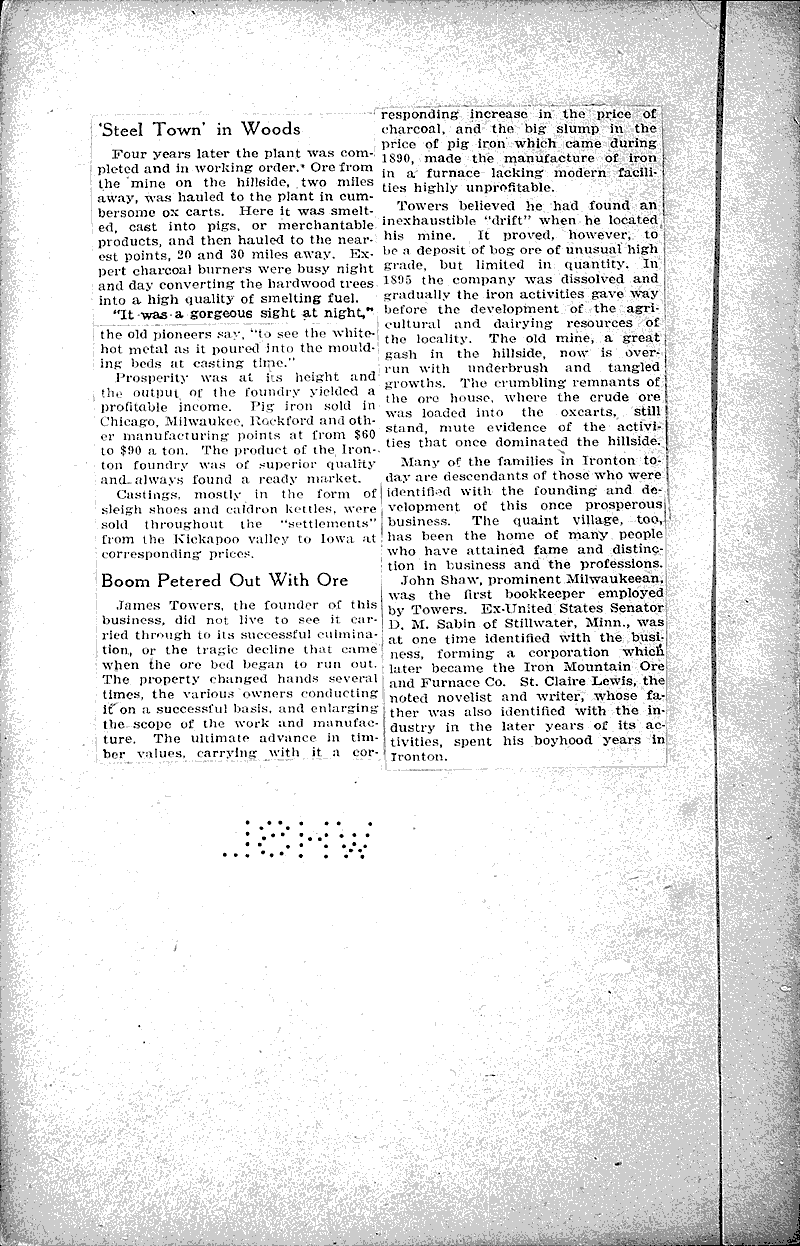  Source: Milwaukee Journal Topics: Industry Date: 1924-11-09