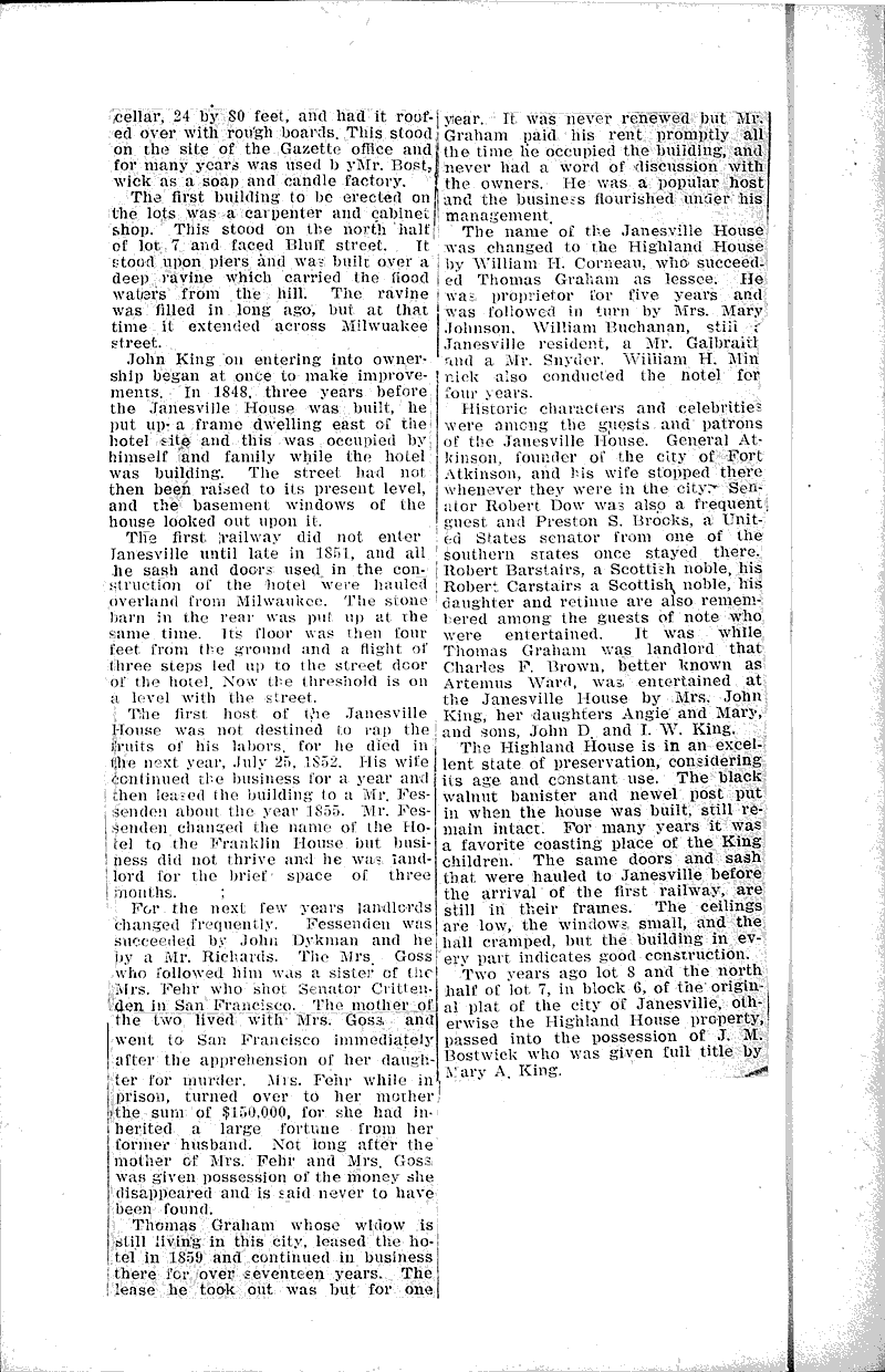  Source: Janesville Gazette Topics: Architecture Date: 1911-10-14
