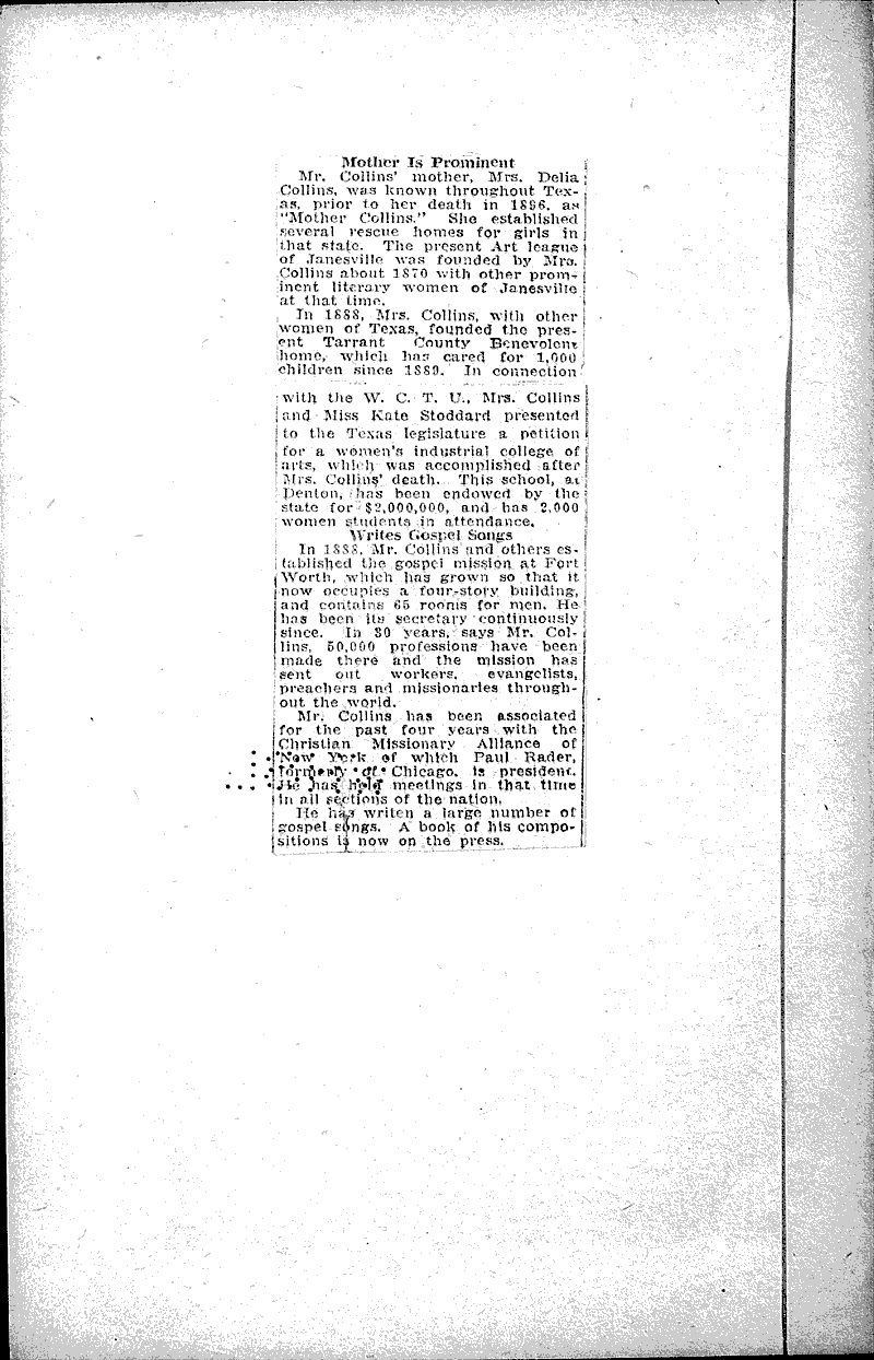 Source: Janesville Gazette