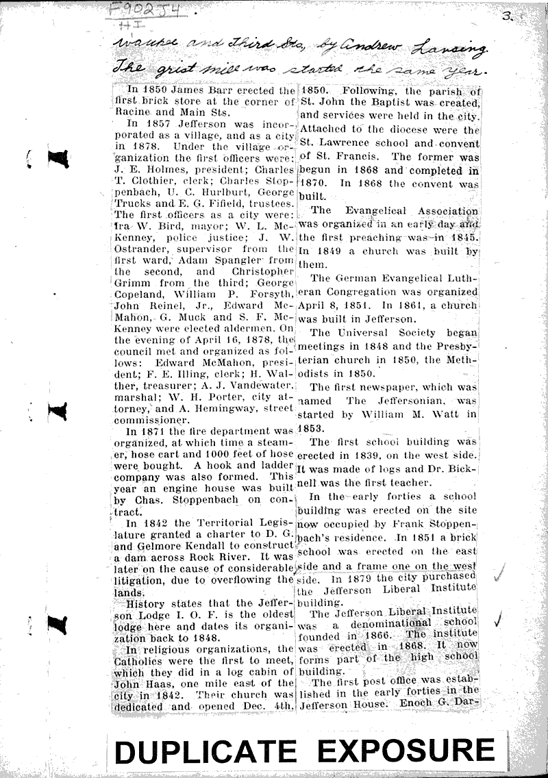  Source: Jefferson Banner Date: 1923-06-07