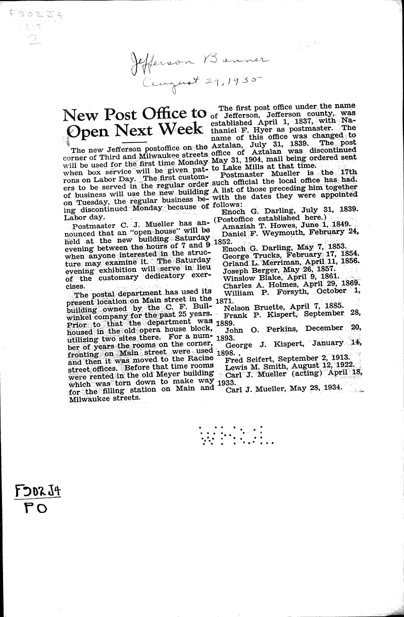  Source: Jefferson Banner Date: 1935-08-29