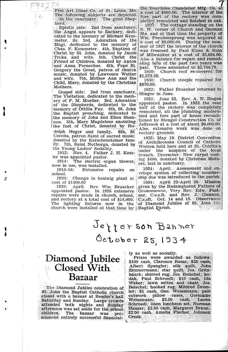  Source: Jefferson Banner Topics: Church History Date: 1934-10-11