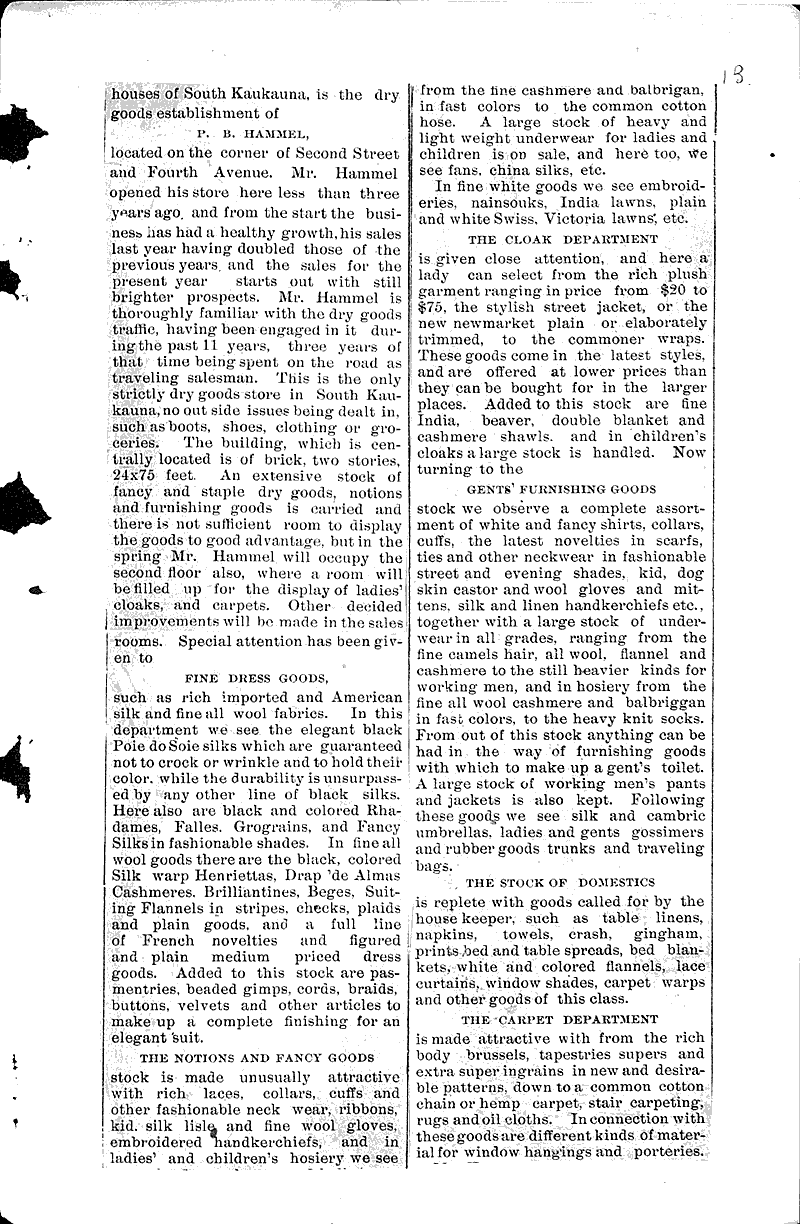  Source: Kaukauna Times Date: 1891-01-16
