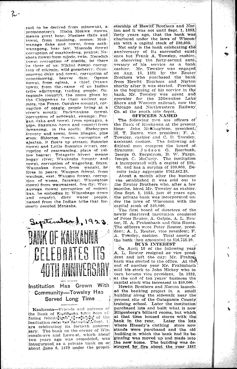  Source: Appleton Post-Crescent Topics: Industry Date: 1923-09-01