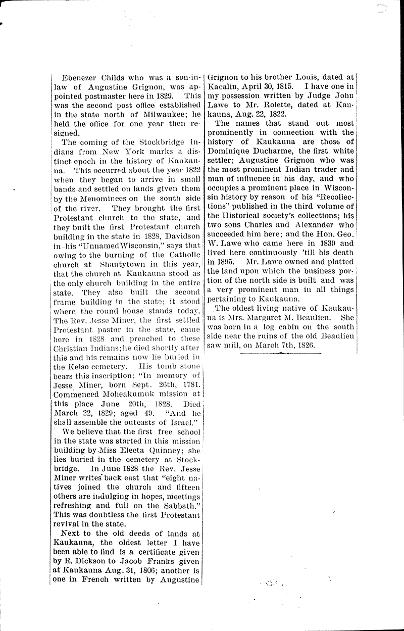  Source: Kaukauna Sun Date: 1899-09-15