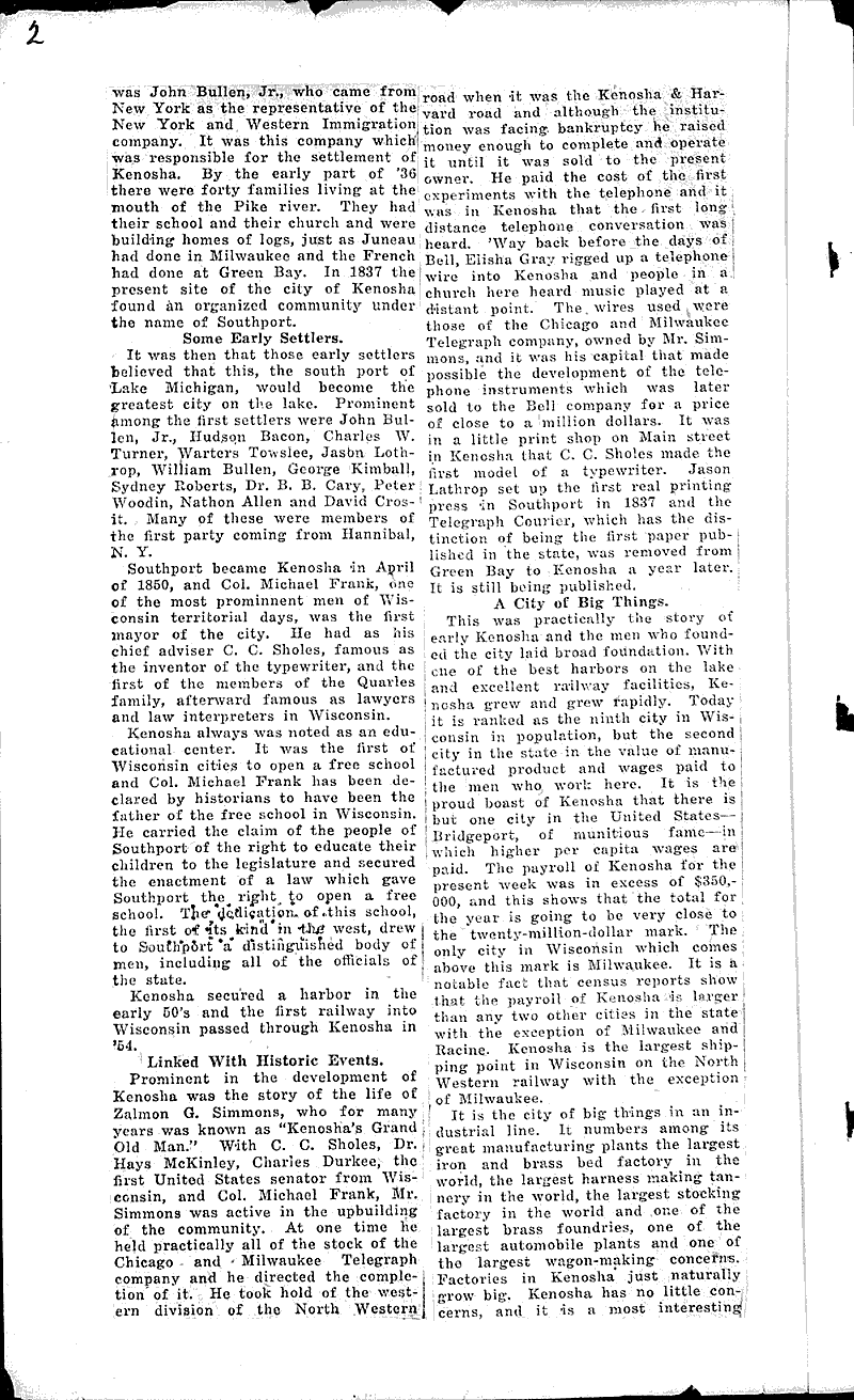  Source: Kenosha News Date: 1924-02-19