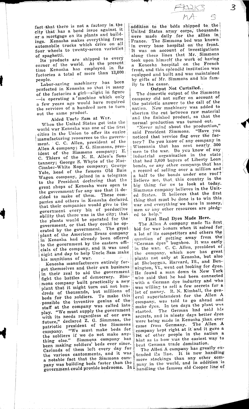  Source: Kenosha News Date: 1924-02-19