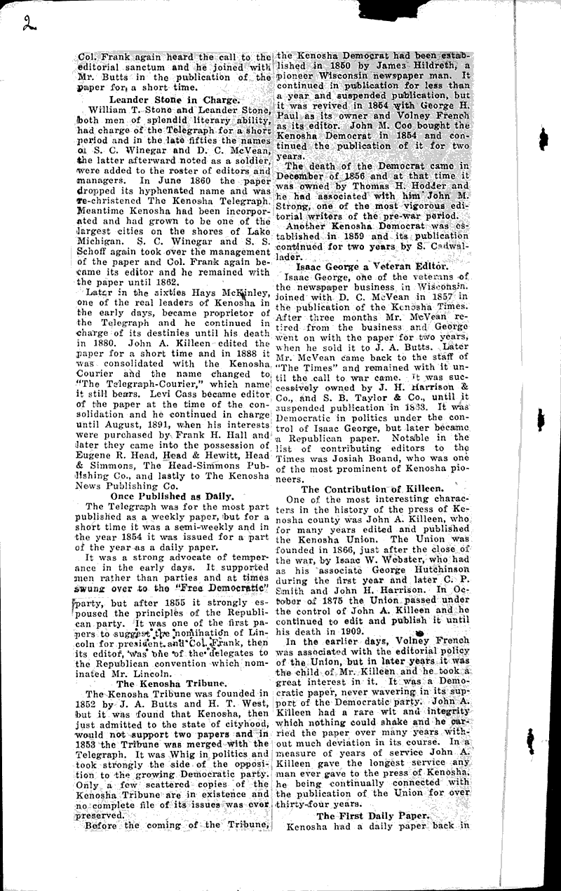  Source: Kenosha News Topics: Industry Date: 1924-02-19