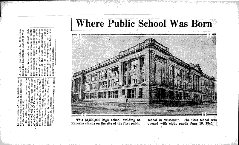  Source: Sunday Sentinel and Milwaukee Telegram Topics: Education Date: 1929-06-16