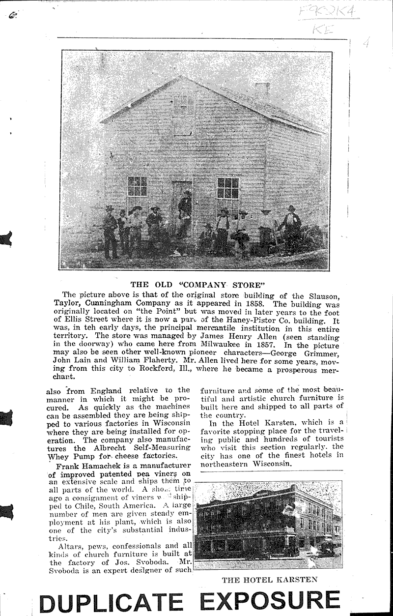  Source: Kewaunee Press Date: 1923-04-28