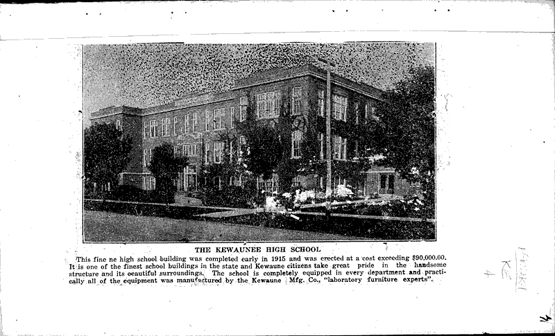  Source: Kewaunee Press Date: 1923-04-28