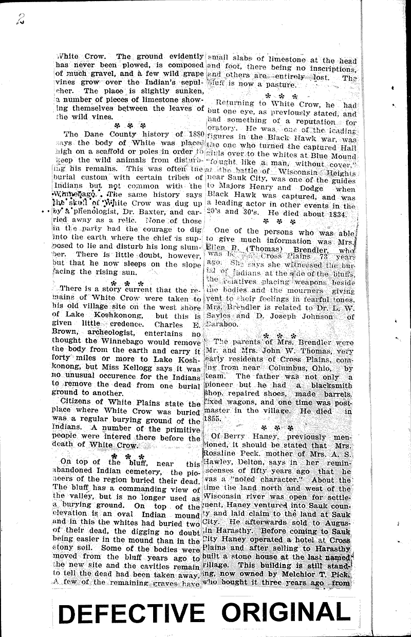  Source: Baraboo Daily News Topics: Indians and Native Peoples Date: 1917-11-??
