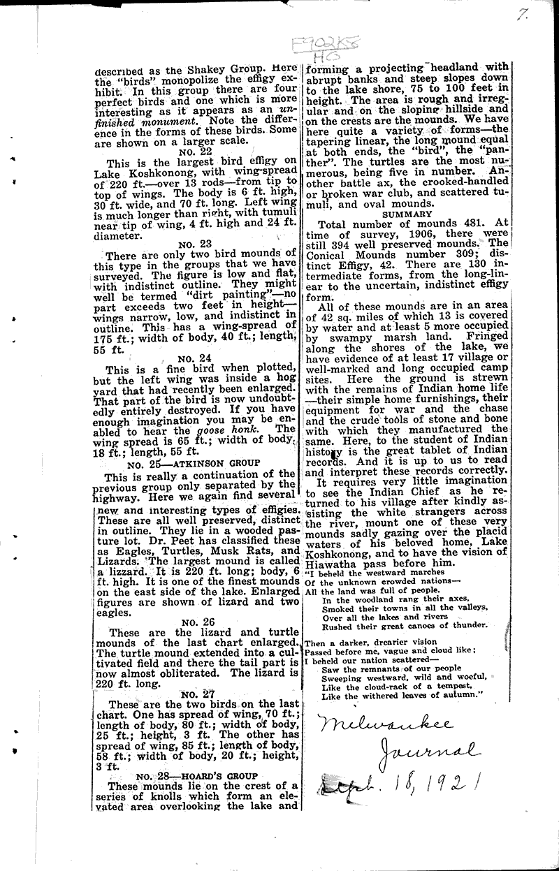  Source: Fort Atkinson Union Date: 1921-09-02