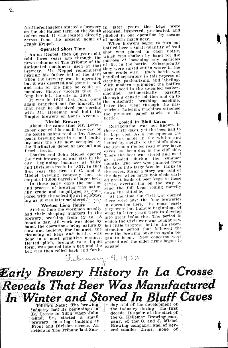  Source: La Crosse Tribune Topics: Architecture Date: 1932-02-07