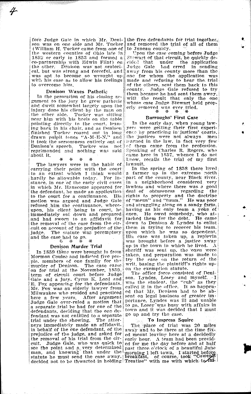  Source: LaCrosse Tribune Topics: Government and Politics Date: 1921-07-31