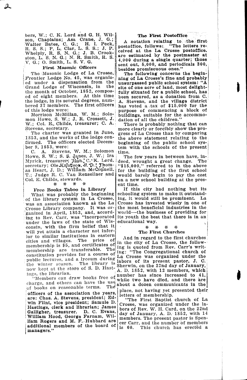  Source: La Crosse Tribune and Leader-Press Topics: Government and Politics Date: 1927-03-20