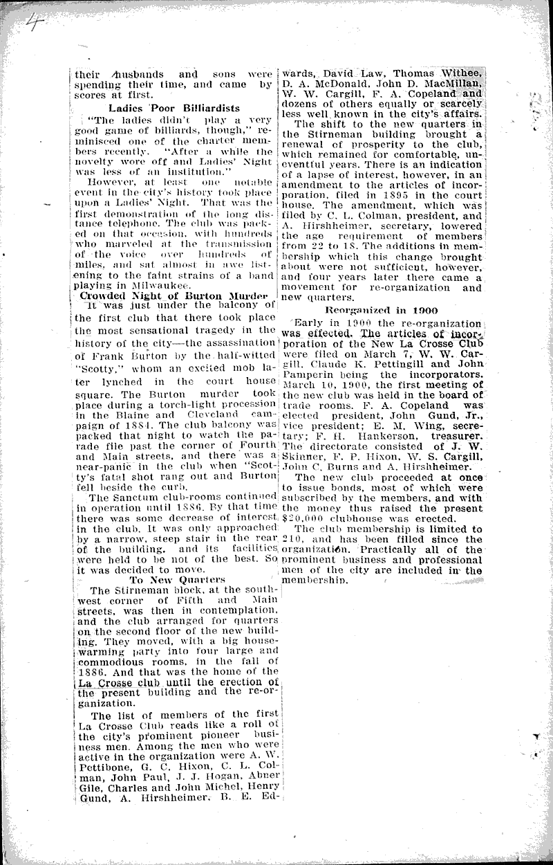  Source: La Crosse Tribune Topics: Social and Political Movements Date: 1916-05-27