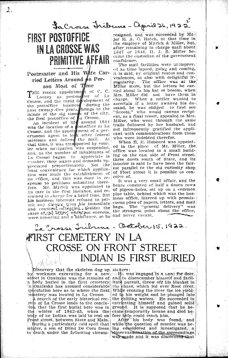  Source: La Crosse Tribune Topics: Government and Politics Date: 1922-03-05