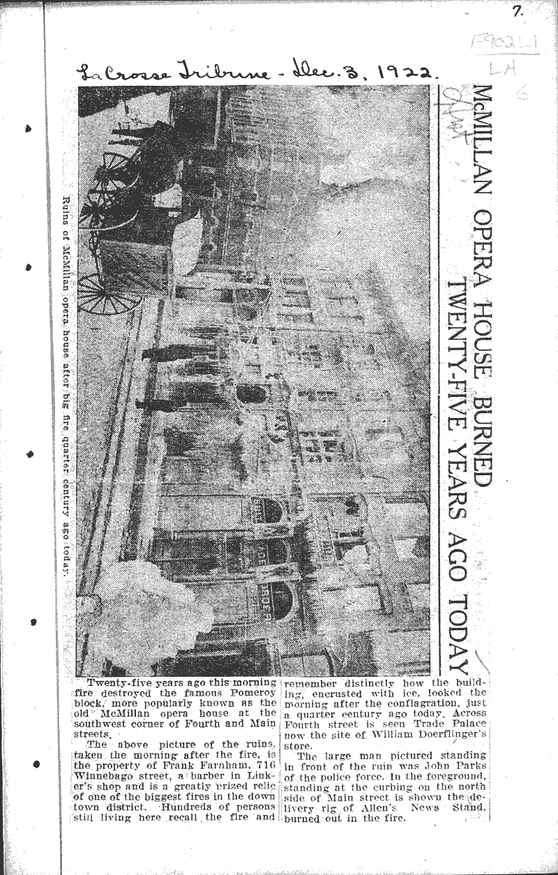  Source: La Crosse Tribune Topics: Government and Politics Date: 1922-03-05