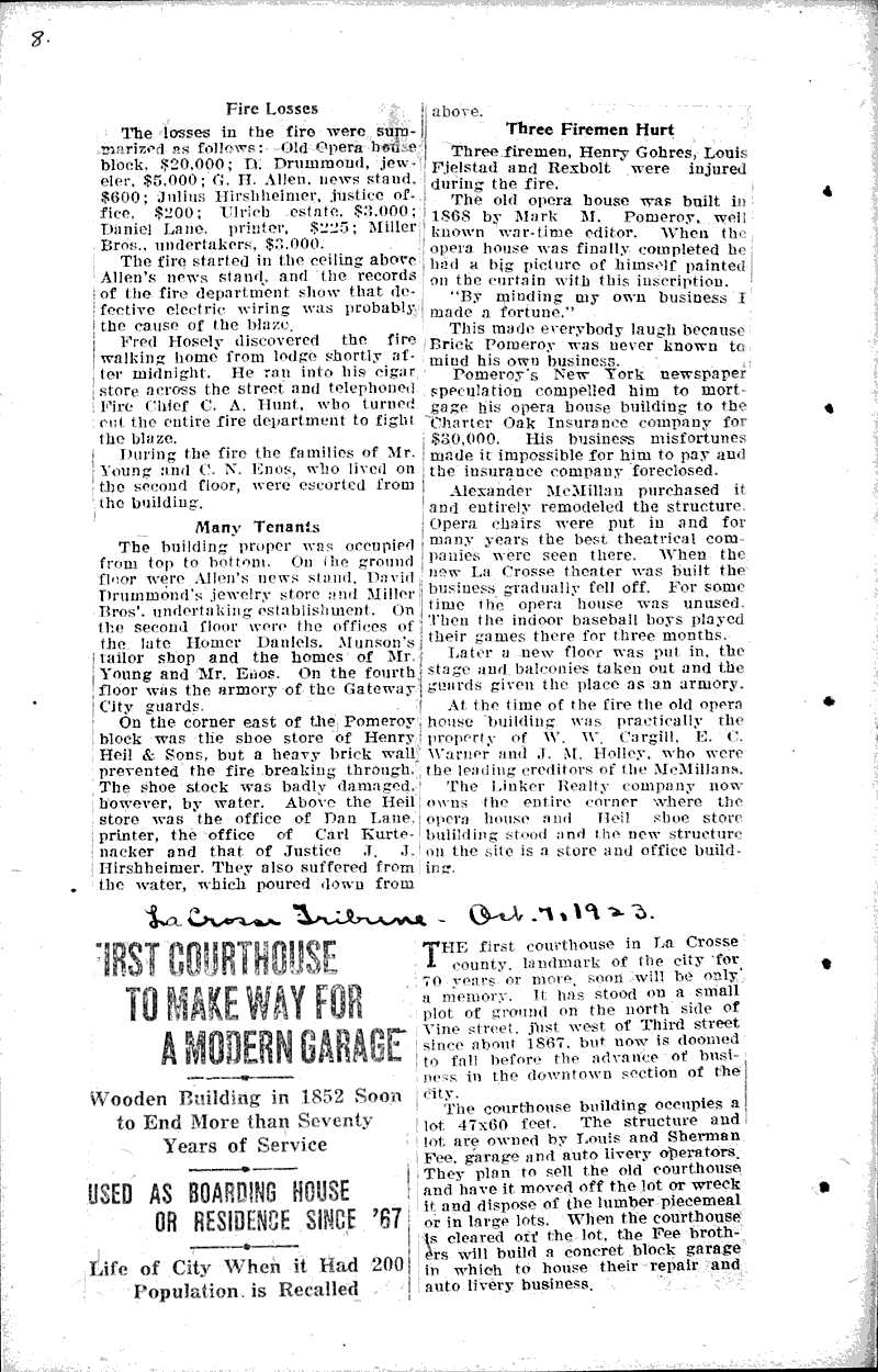  Source: La Crosse Tribune Topics: Government and Politics Date: 1922-03-05