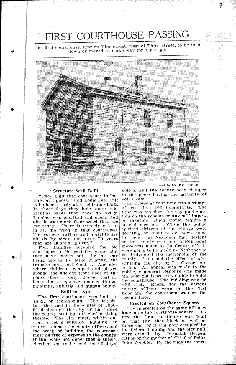  Source: La Crosse Tribune Topics: Government and Politics Date: 1922-03-05