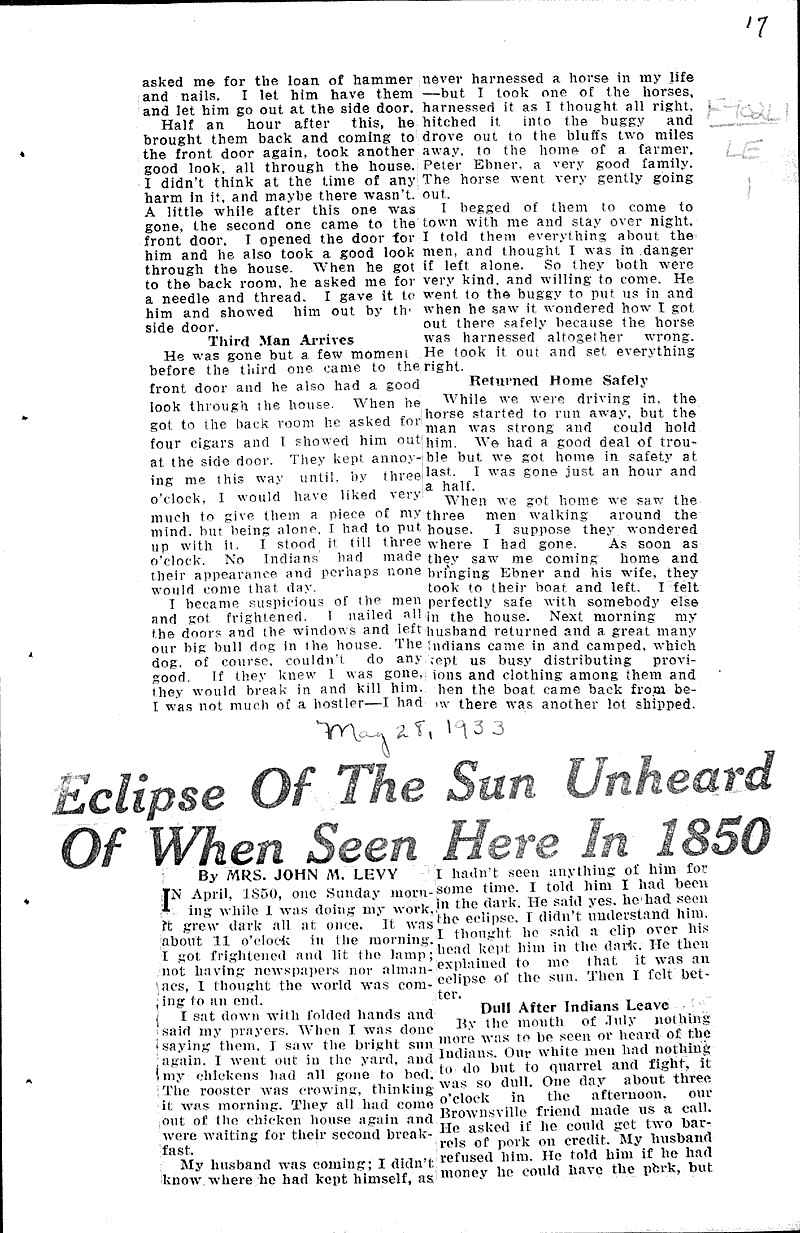  Source: La Crosse Tribune and Leader-Press Topics: Education Date: 1933-03-12