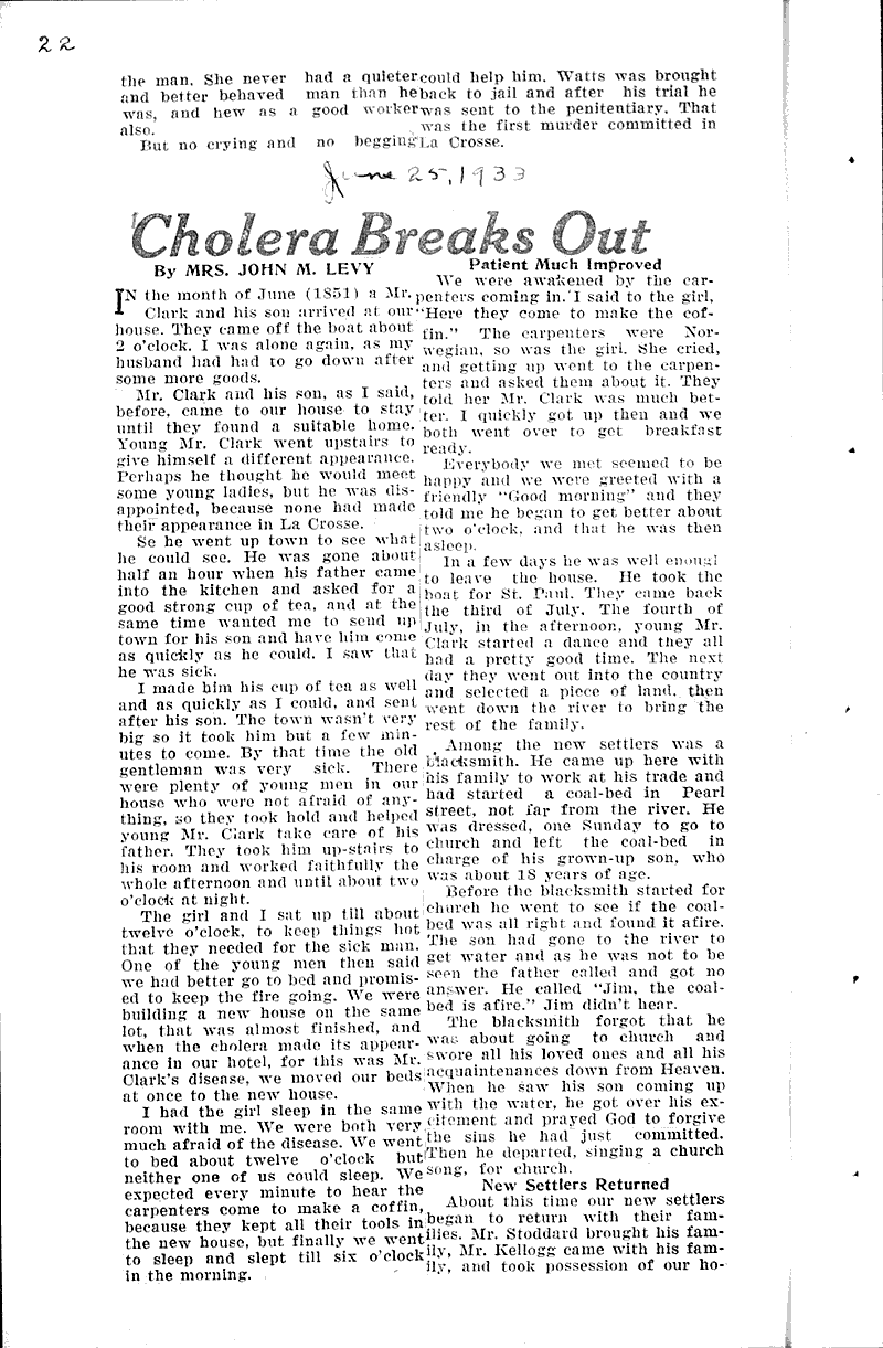  Source: La Crosse Tribune and Leader-Press Topics: Education Date: 1933-03-12