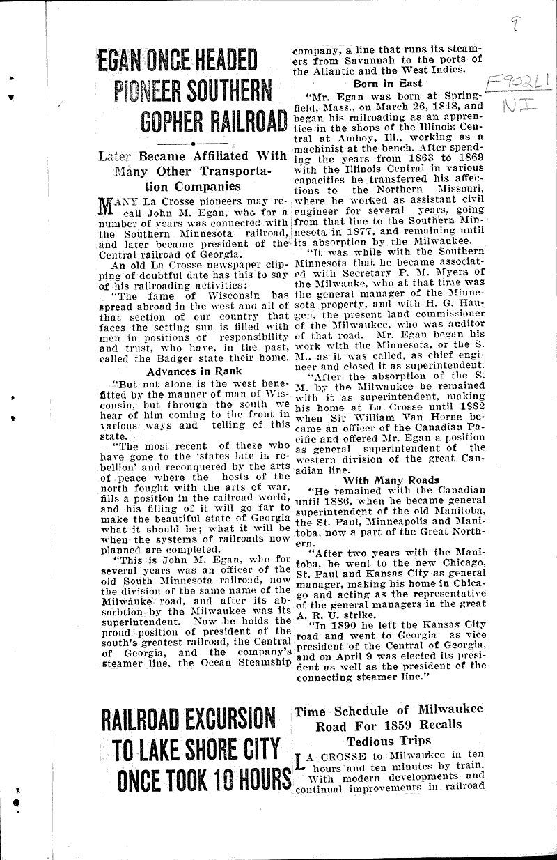 La Crosse observes anniversary February 10 dedication of city