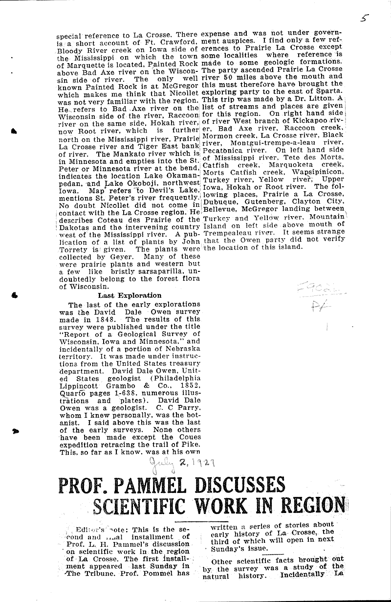  Source: La Crosse Tribune Topics: Voyages and Travels Date: 1927-06-12