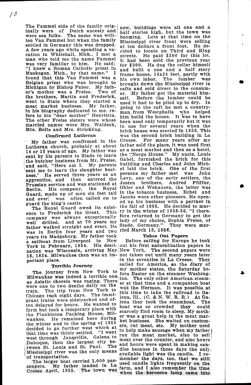  Source: La Crosse Tribune Topics: Voyages and Travels Date: 1927-06-12