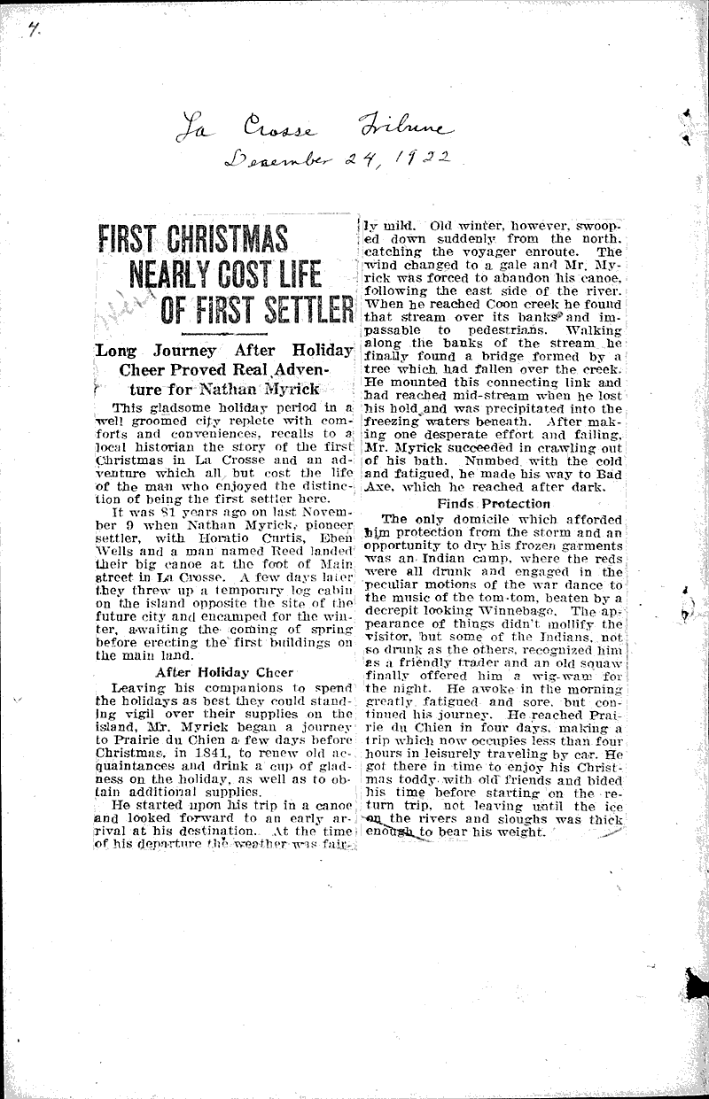  Source: La Crosse Tribune Topics: Social and Political Movements Date: 1922-04-23