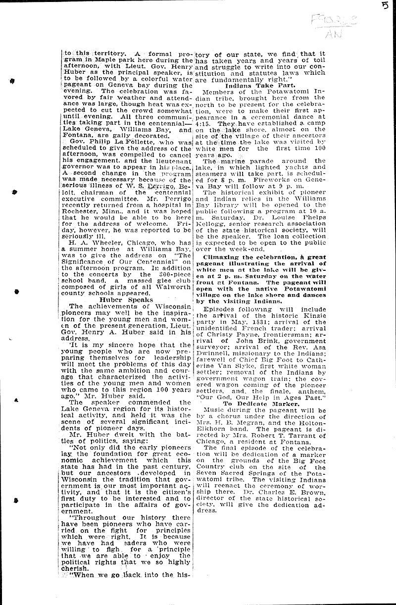  Source: Beloit News Date: 1930-11-01