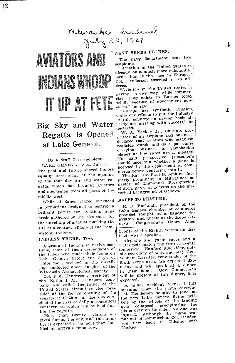  Source: Beloit News Date: 1930-11-01