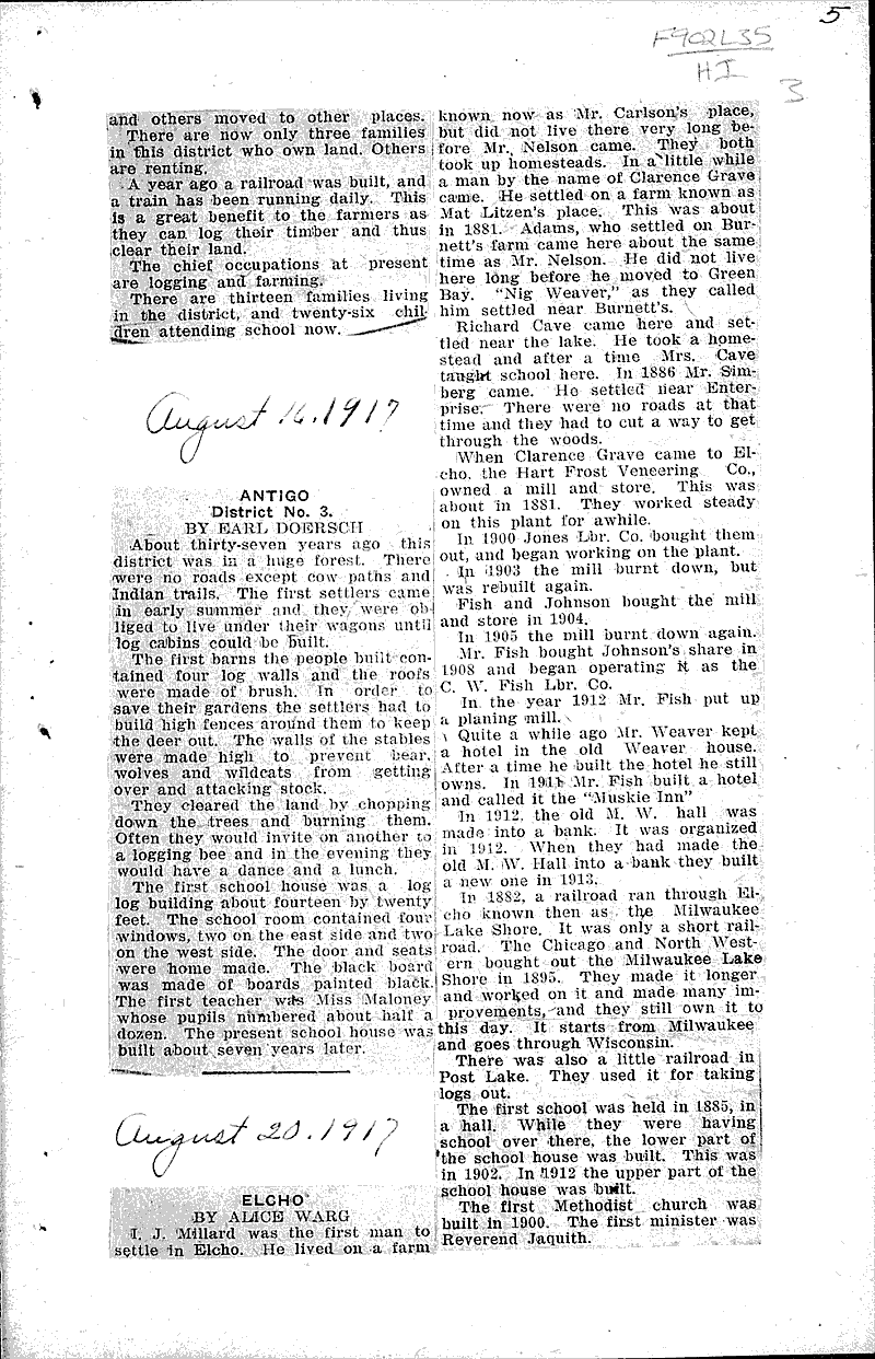  Source: Antigo Journal Topics: Immigrants Date: 1917-08-10