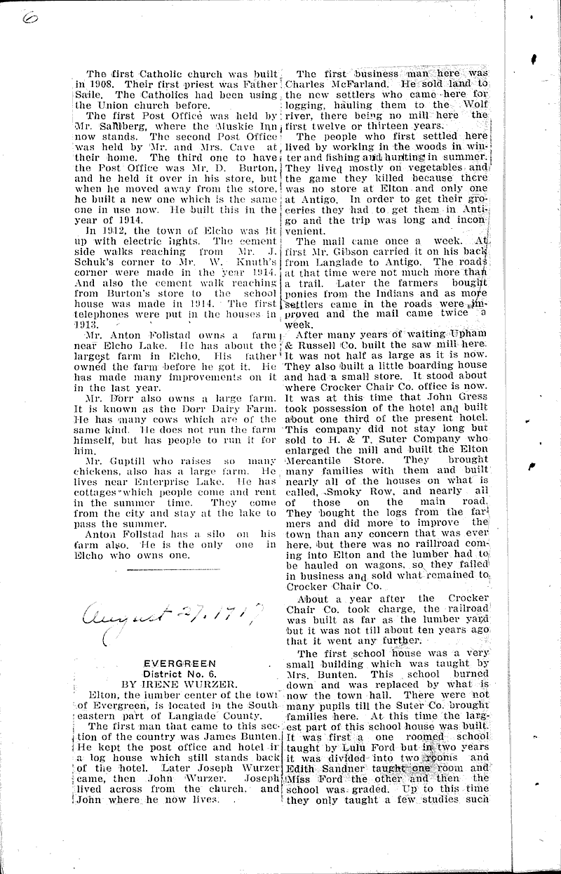  Source: Antigo Journal Topics: Immigrants Date: 1917-08-10