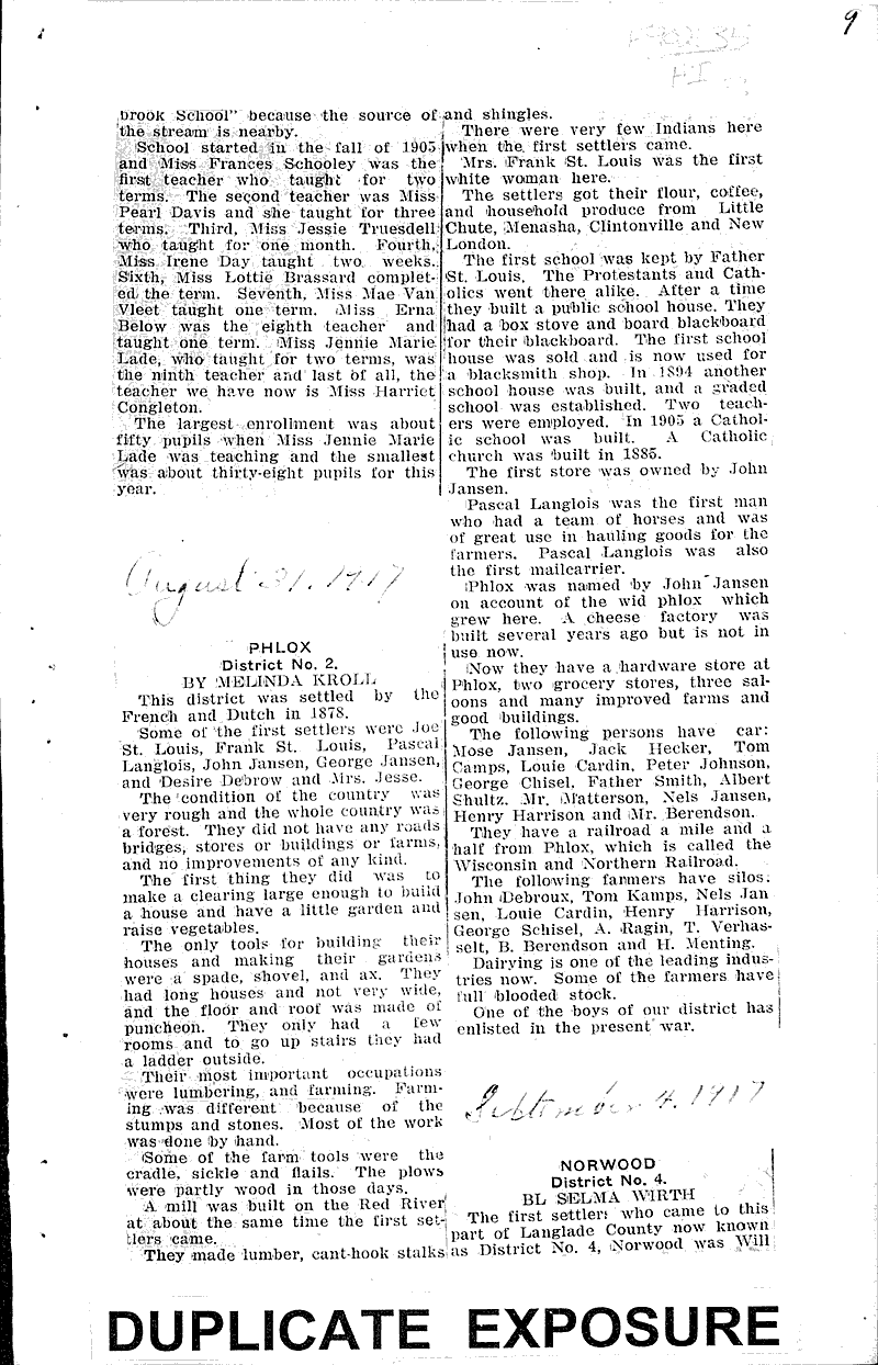  Source: Antigo Journal Topics: Immigrants Date: 1917-08-10