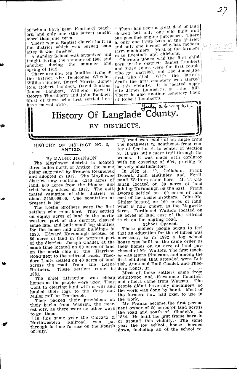  Source: Antigo Journal Date: 1921-05-12