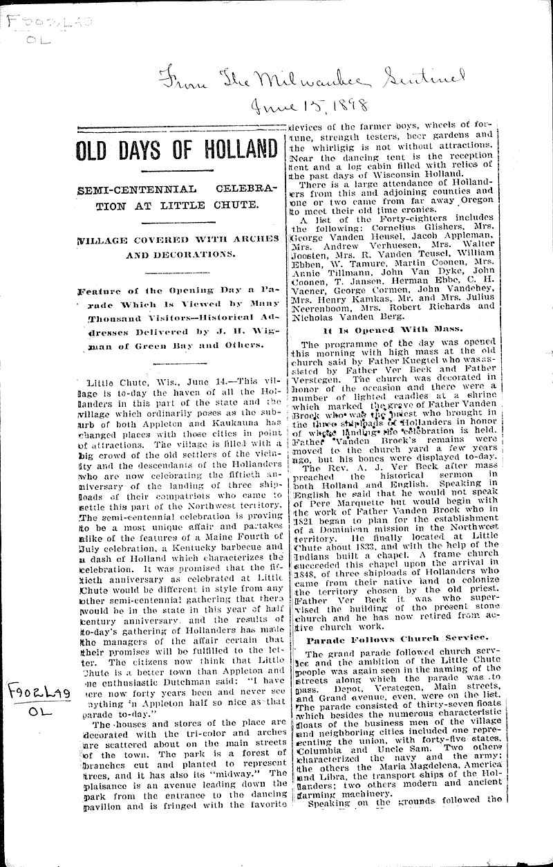  Source: Milwaukee Sentinel Topics: Immigrants Date: 1898-06-15